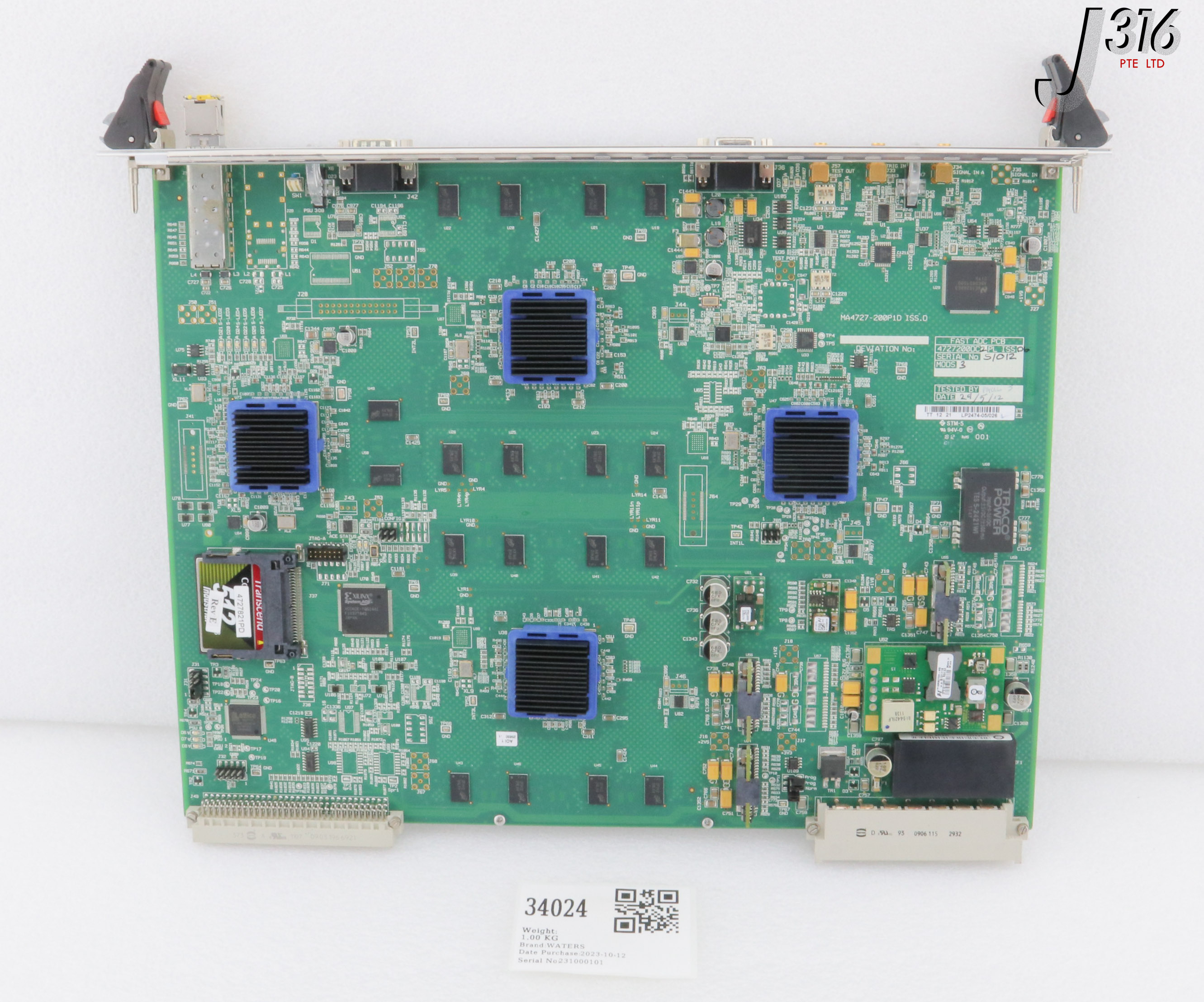 【サンプル】 34024 WATERS PCB ASSY, FAST ADC-L 4727200DC2 | eBay